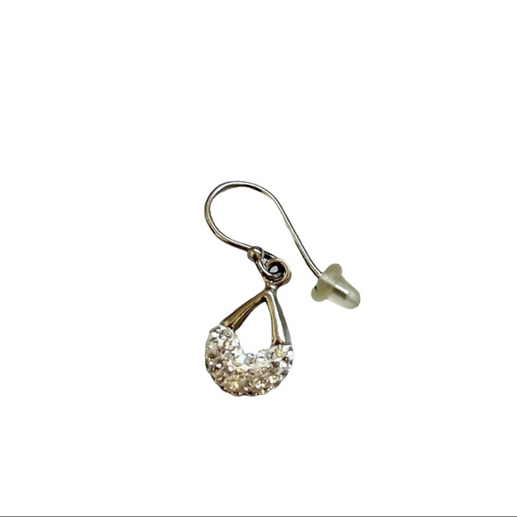 Mist Sterling Silver with Swarovski Crystal Elements Earrings - Picture 2 of 2